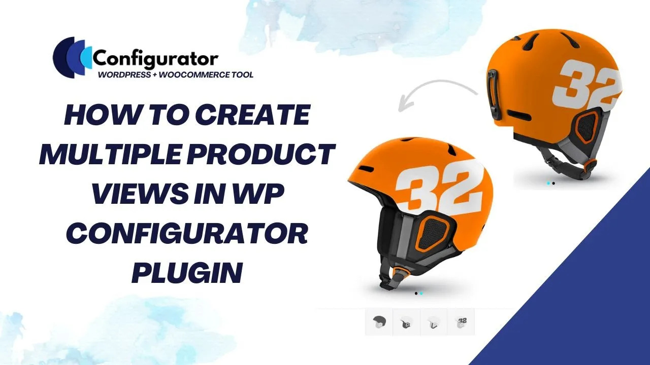 Add Multiple Product Views for a Helmet Configurator