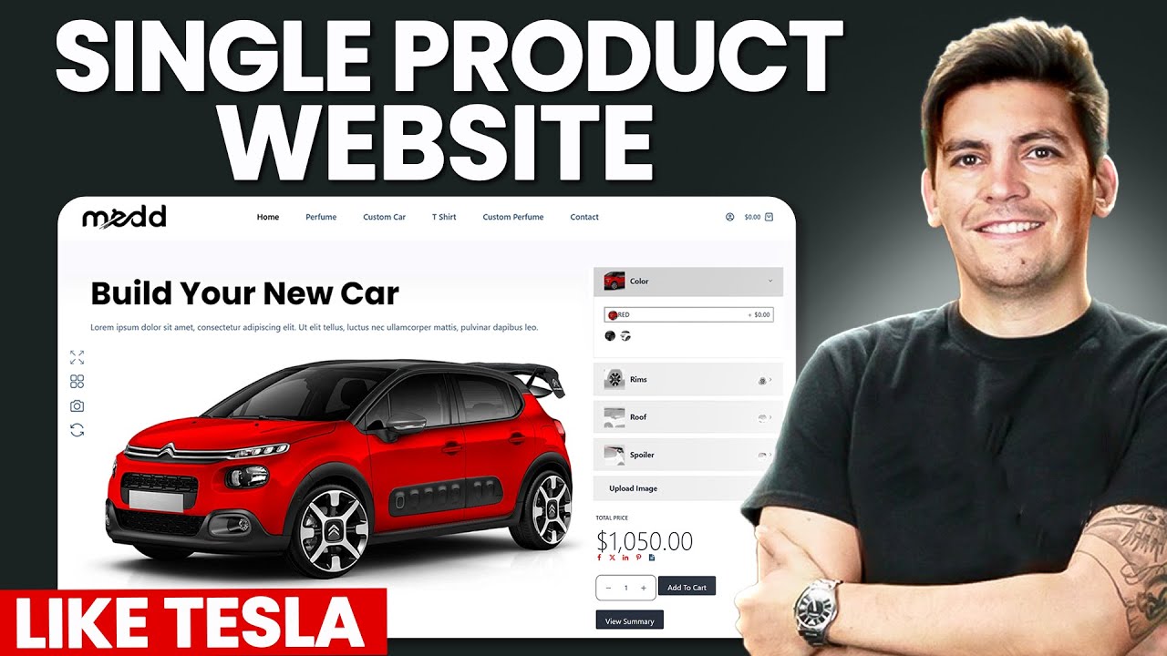 Build a Configurable Product Website (Tesla-Style Car) Within One Hour Using WP Configurator
