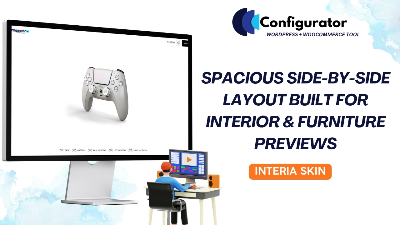 Interia Skin for an Elegant Product Configurator