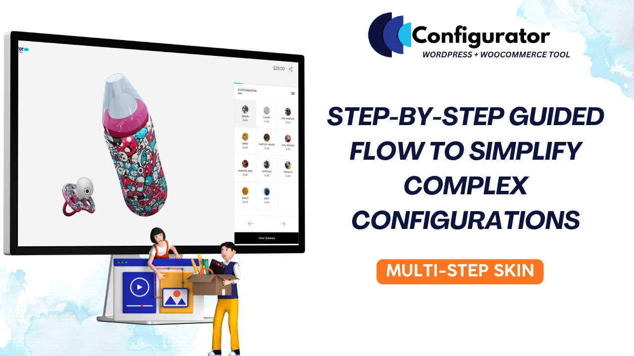 Multi-Step Skin for Guided Product Customization