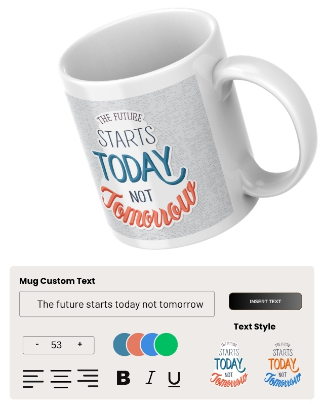 Add Personalized Text Directly on the Product
