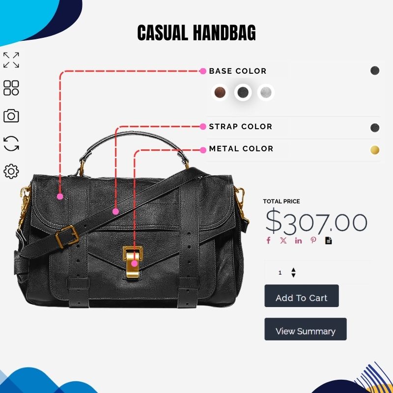 Check handbag demo